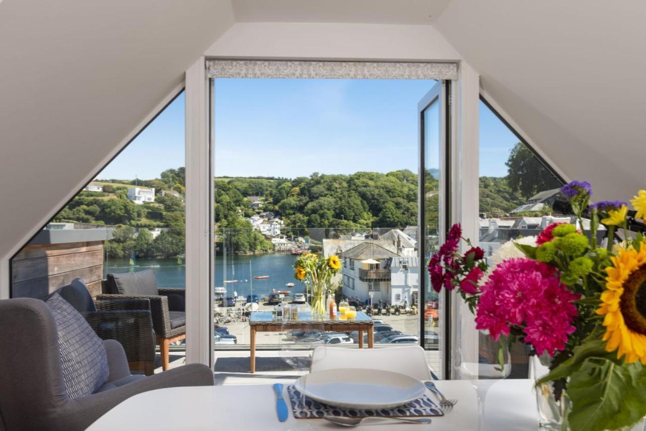 Fowey Penthouse, Fowey Lägenhet Exteriör bild