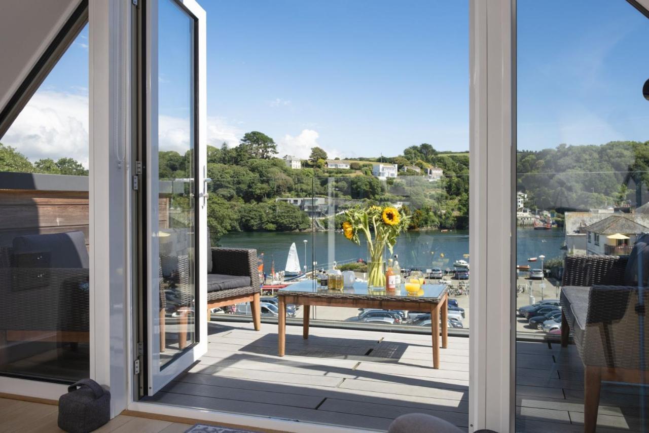 Fowey Penthouse, Fowey Lägenhet Exteriör bild