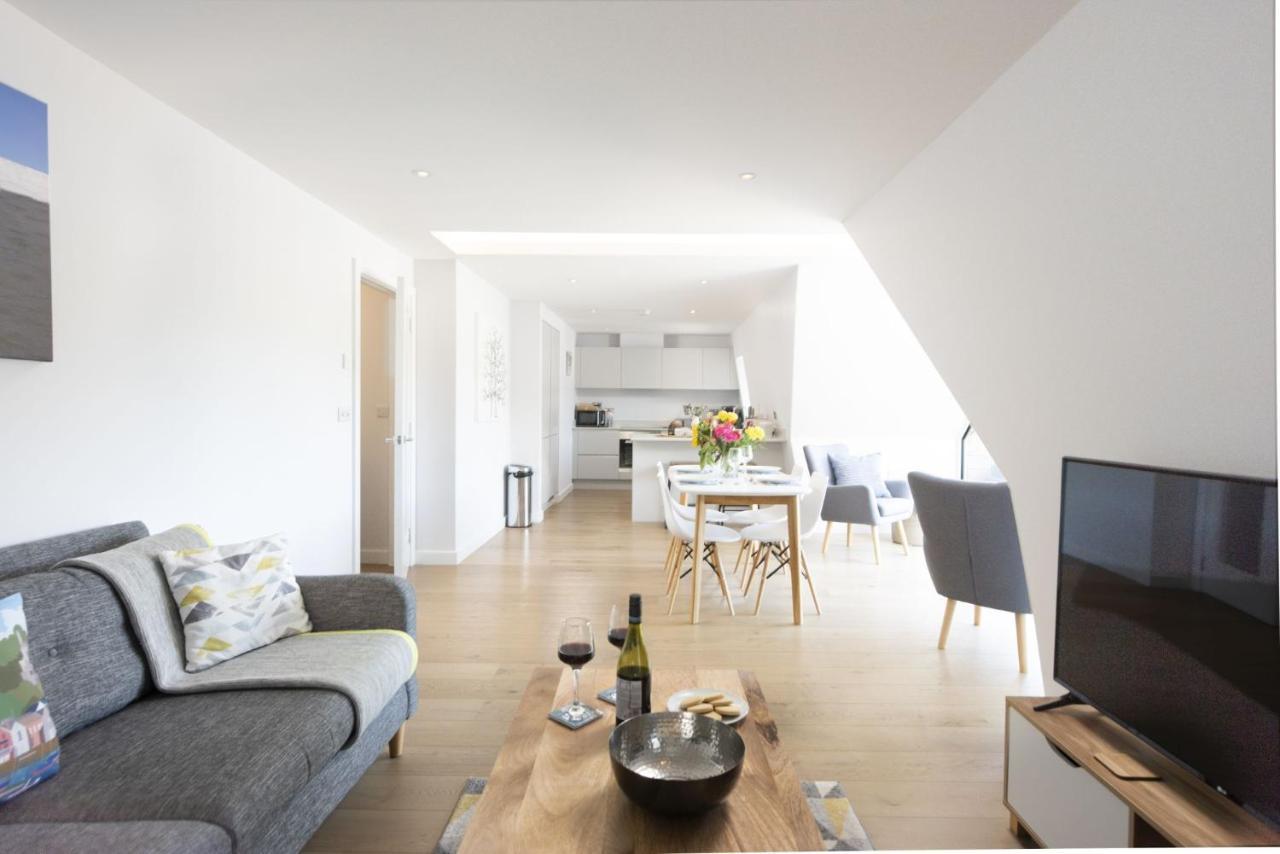 Fowey Penthouse, Fowey Lägenhet Exteriör bild