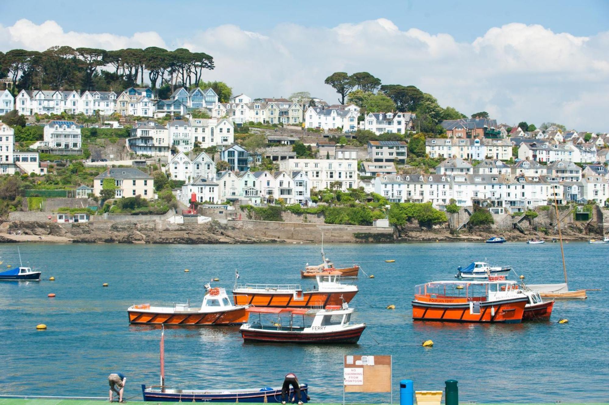 Fowey Penthouse, Fowey Lägenhet Exteriör bild